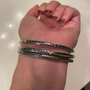 Stack of 3 Guess bangle bracelets